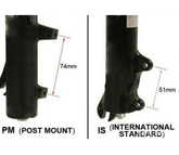 Shimano SM-MA R180P/S Disc Brake Adapter - 180mm (IS Mount)